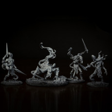 Picture of print of Blood Infected Scythrians x 3 + Awakened Divine Blood
