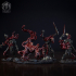 Blood Infected Scythrians x3 + Awakened Divine Blood print image