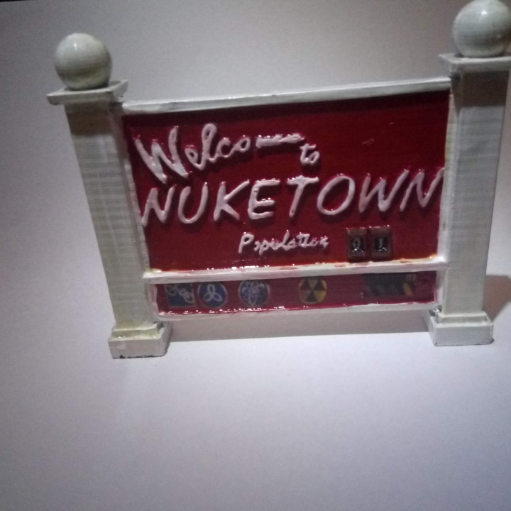 Nuketown Sign