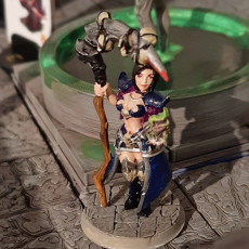 Picture of print of Deera - Necromancer- 32mm - DnD -