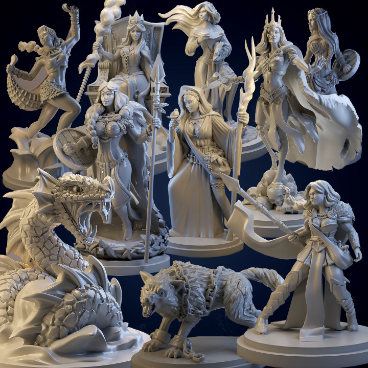 $38.99Pack Norse Goddesses and creatures