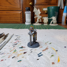 Picture of print of Silencia - Female Paladin - 32mm - DnD