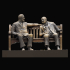 Churchill And Roosevelt Allies Sculpture image