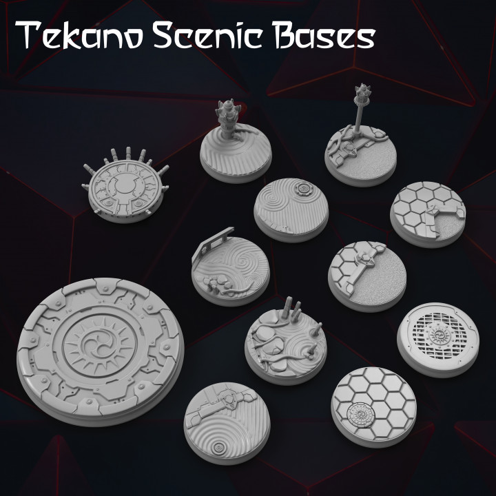 $4.0012x Sci-Fi Japan Bases -Tekano Corp Collection
