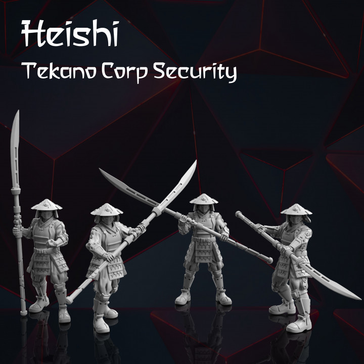 $12.004x Sci-Fi Japan Troops - Tekano Corp Collection