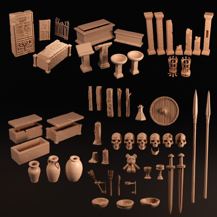 $7.50Crypt/Dungeon Objects and Props