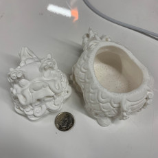 Picture of print of chinese dragon bowl