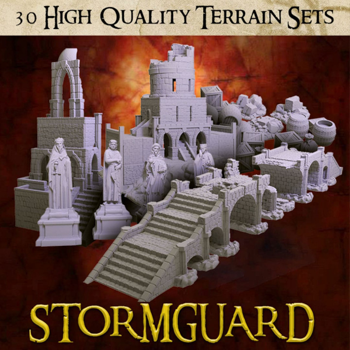 Stormguard - 30 terrain STL Sets's Cover