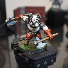 Picture of print of Barkonian Pug Barbarian