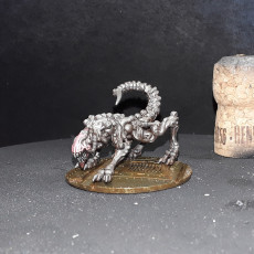 Picture of print of Steel Wolf - Construct - PRESUPPORTED - D&D 32mm