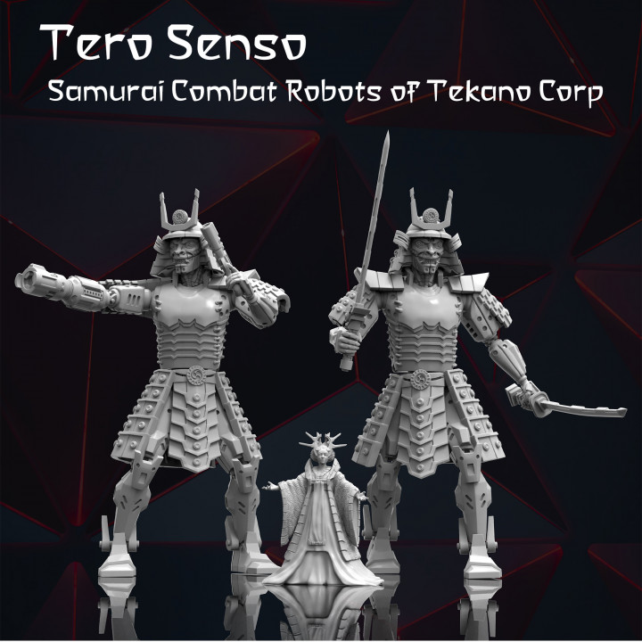 $16.00Samurai Combat Robots - Modular Minis - Tekano Corp Collection