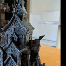 Picture of print of Valkyrie Dice Tower - SUPPORT FREE!