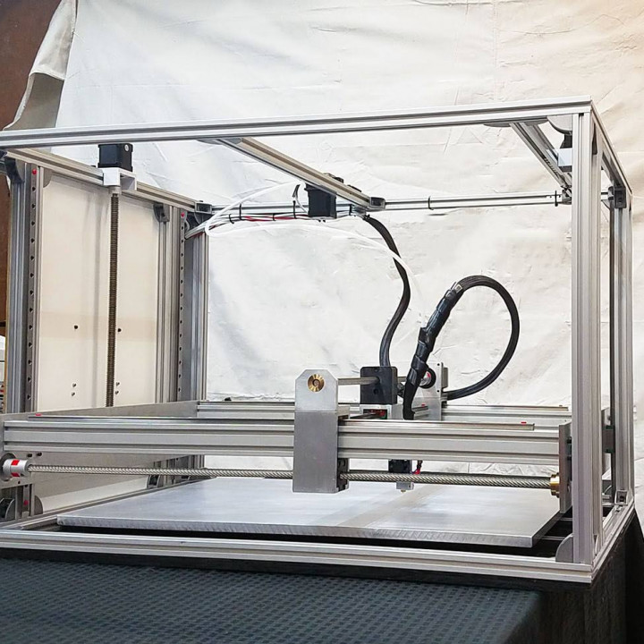 WorkHorse 3D Printer - Large Scale DIY 3D Printer