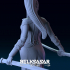 Girl Assassin with Katana Topless in dynamic pose image