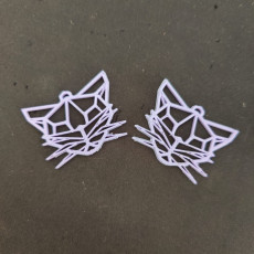 Picture of print of Cat earrings