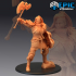 Fire Giantess Set / Female Armored Warrior / Lady Giant Knight Collection image