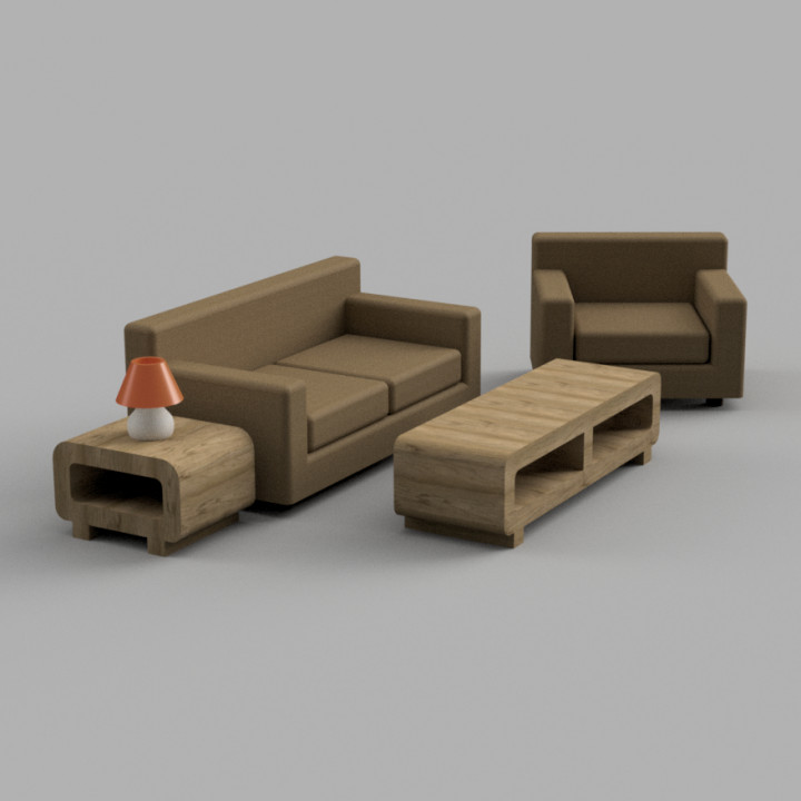 Living Room Furniture, Dollhouse/Toy Set