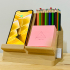 Phone Docking Station with Wireless Charger and Pencil Holder image