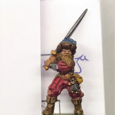 Picture of print of Fancy Swordsman - Free test sample mini