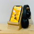 Phone Docking Station with Wireless Charger and Headphones Holder image