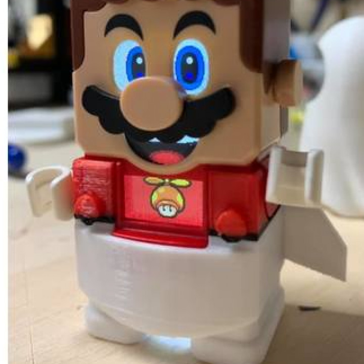 3D Printable Lego Mario Cart by Matthew Poopi