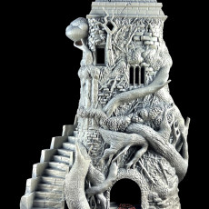 Picture of print of Centaur Dice Tower - SUPPORT FREE!