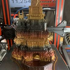 Picture of print of Dragonborn Dice Tower - SUPPORT FREE!