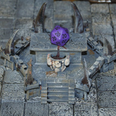 Picture of print of Sacrificial Altar Dice Jail - SUPPORT FREE!