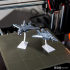 Print-in-place and articulated Jet Fighter with Stand image