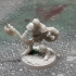 Skeleton Set  - Axe & Shields x 5 Minis, Pre-Supported image