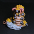 Dungeon Delvers Monsters of the Deep - Cave Worm 1 - STL print image