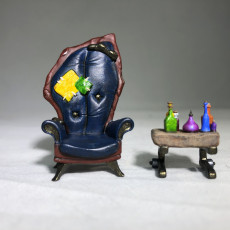 Picture of print of Potion Vendors Chair and Table