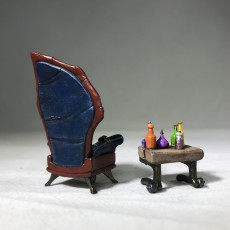 Picture of print of Potion Vendors Chair and Table