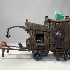 Picture of print of Potion Vendors Wagon