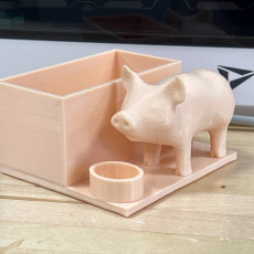 Picture of print of Pig Post-it dispenser
