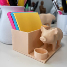 Picture of print of Pig Post-it dispenser