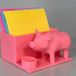 Pig Post-it dispenser image