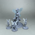 Pixie set 3 miniatures 32mm pre-supported image