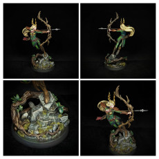 Picture of print of Niel Elven Queen 32mm and 75mm pre-supported