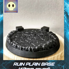 Picture of print of Ruins Base (40mm round)