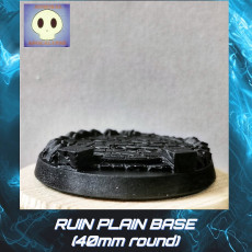 Picture of print of Ruins Base (40mm round)