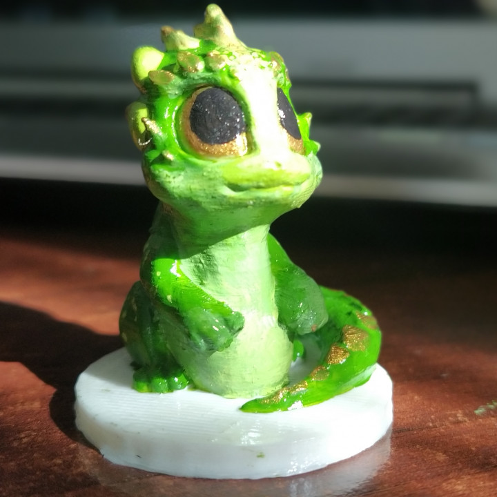 Cute Little Dragon (green)
