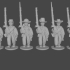 10 & 15mm Confederate Infantry in Shell Jackets, Marching Pose 1 image