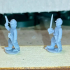 10 & 15mm American Civil War Officers in Long Frock Coats Marching with Swords image