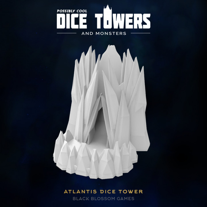 EX12 Classic Atlantis Supportless :: Possibly Cool Dice Tower's Cover