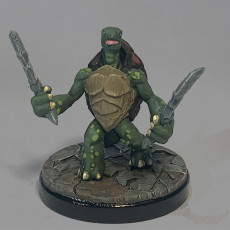 Picture of print of Tortle 07 - Swords