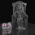 Queen on Throne - Statue image