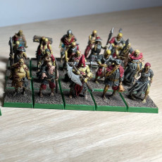 Picture of print of Zombie Command Group - Highlands Miniatures