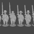 10 & 15mm Union Infantry in Frock Coats, Marching Pose 1 image