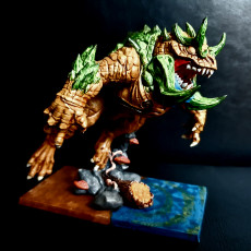 Picture of print of Rosputakk on Giant Horned Demonfrog - Swamp Gurunda Hero + Beast